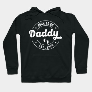 Soon To Be Daddy Est 2024 Father's Day First Time New Dad Hoodie